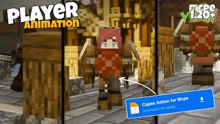 New player animation mod for Minecraft pe 121  mods for Minecraft pe 121  player animation mod [upl. by Reinhart902]