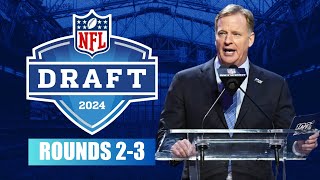 2024 NFL Draft  Live 2nd3rd Round Coverage and Reaction [upl. by Nnaira221]