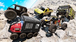 Off Road Cars Battle 5  Beamng drive [upl. by Beattie]