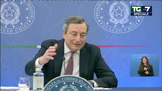 Draghi in conferenza stampa quotNon risponderò a domande sul Quirinalequot [upl. by Argela]