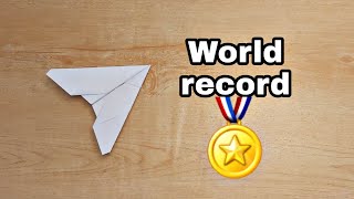 How to make like world record paper airplane [upl. by Rouvin]