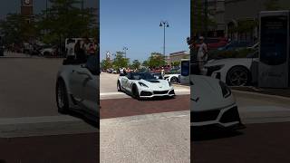 CORVETTE REVS LEAVING CAR SHOW‼️ viralvideo corvette carvideo carshow viralshorts cars [upl. by Acile838]