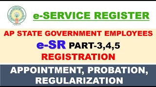 AP ESR PART 345 AppointmentProbationRegularization REGISTRATION  HOW TO UPLOAD ESR ONLINE eSR [upl. by Chantalle833]