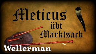 Meticus übt Marktsack Wellerman Dudelsack Sackpfeife German Bagpipe [upl. by Ainit]