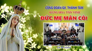 Cộng đoàn GxTT dâng hoa tôn vinh Đức Mẹ Mân Côi  13102024 [upl. by Atiuqehc]