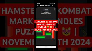 HAMSTER 🐹 KOMBAT MARKET CANDLES PUZZLE 🧩 😻  NOVEMBER 11TH 2024 [upl. by Tomkiel488]