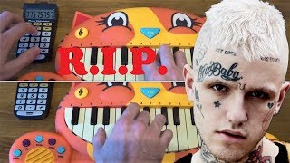 LIL PEEP  BENZ TRUCK TRIBUTE RIP ON 3 CAT PIANOS AND A DRUM CALCULATOR [upl. by Nitsrek]