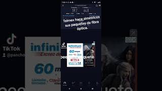 Telmex hace simétricos sus paquetes de internet [upl. by Sirap]