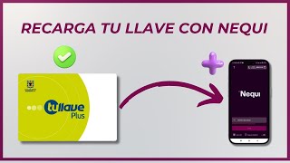 Cómo RECARGAR TU LLAVE desde NEQUI en MINUTOS💳📱 bogotá [upl. by Ozkum]