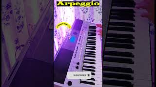 Arpeggio  keyboardtutorial piano arpeggios piano music learning shorts viralvideo trending [upl. by Nilhtac]