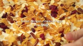 Kelloggs Corn Flakes Date and Almond Florentine Bars Recipe SG [upl. by Claudian432]