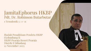 Jamita Ephorus HKBP Pdt Dr Robinson Butarbutar [upl. by Kulsrud]