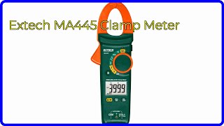 REVIEW 2024 Extech MA445 Clamp Meter ESSENTIAL details [upl. by Elletsyrk]