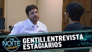 Danilo Gentili seleciona estagiários para o The Noite [upl. by Rinaldo]