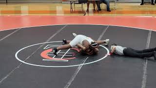 CRADOCK VS CHURCHLAND PORTSMOUTH MIDDLE SCHOOL WRESTLING HEAVY WEIGHT [upl. by Anurb216]