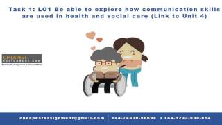 Health And Social Care Assignment Help [upl. by Atinid985]