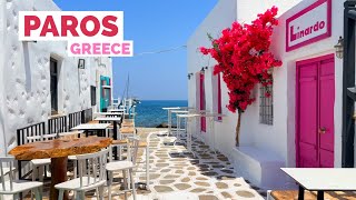 Paros Greece 🇬🇷  The BudgetFriendly Mykonos  4K 60fps HDR Walking Tour [upl. by Ponton559]