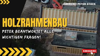 Holzrahmenbau  Rohbau Wandaufbau Dämmung Fassade Preise Vorteile und weitere Infos  Holzbau [upl. by Asserrac]