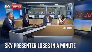 Watch Sky News presenter lose to Britains youngest chess grandmaster [upl. by Joana]