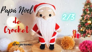 🎅 Papá Noel AMIGURUMI de crochet PARA NAVIDAD ♥️ navidad [upl. by Amaryl291]