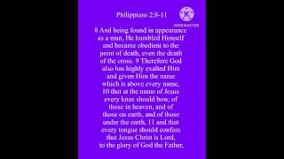 Bible Verse  Philippians2811 NKJV Jesus Love BibleverseFaith [upl. by Oiromed34]