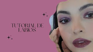 tutorial de labios fácil estilo espacial🚀🪐🌌 makeup grwm makeuptutorial lipsticktutorial [upl. by Zug890]