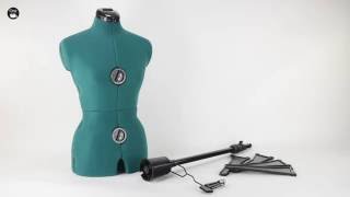 How to assemble and operate a Dritz Sew You Dressform [upl. by Kelda600]