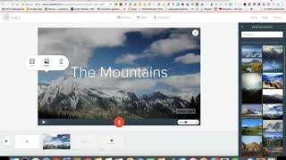 Adobe Spark How to create a slide with music and pictures [upl. by Hniht]