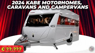 KABE Motorhomes Caravans and Campervans 2024 New Lineup Models with PRICES [upl. by Hafirahs863]