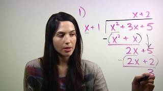 How to do Long Division with Polynomials NancyPi [upl. by Ilek]