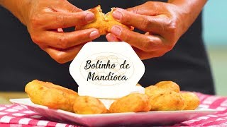 BOLINHO DE MANDIOCA RECHEADO [upl. by Ymiaj]