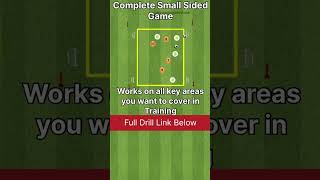 Complete Small Sided Game Passing FootballSoccer Drill  SSG footballdrills soccerdrills ssg [upl. by Niles480]