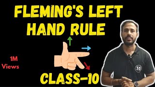 Flemings Left Hand Rule  Magnetic effect of electric current  CBSE  ICSE  Class 10 [upl. by Cathie159]