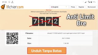 Cara Mengatasi Limit Waktu 1Fichier [upl. by Atined46]