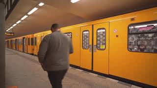 Germany Berlin UBahn ride from KurtSchumacherPlatz to Scharnweberstraße [upl. by Ettelorahc]