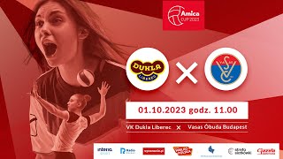 5 Amica Cup 2023 VK Dukla Liberec  Vasas Obuda Budapest [upl. by Nmutua]