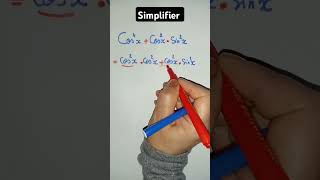 Simplifier 2mathssciencebacfrance mathematicseducationstudy collegeBouchra Éducationbts [upl. by Codi]