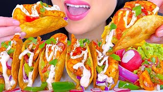 ASMR SHRIMP TACOS GUACAMOLE amp CHIPS MEAL EATING SOUNDS ASMR Phan [upl. by Anear]