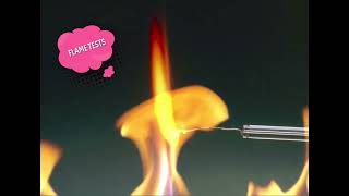 Flame Tests Colours gcseigcse [upl. by Naujal]