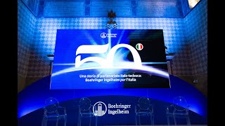 BOEHRINGER INGELHEIM  50 ANNI IN ITALIA  Evento Roma [upl. by Clement]