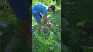 Bushcraft Skills Clean The Environment Useful in Forest bushcraft outdoor forest camping simple [upl. by Nessah]