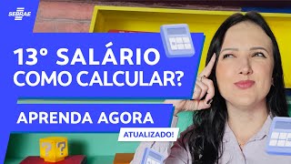 Como CALCULAR 13º SALÁRIO DE FUNCIONÁRIO em 2024 🤑 SAIBA quem tem DIREITO ✅ PASSO a PASSO fácil 👊 [upl. by Hector482]