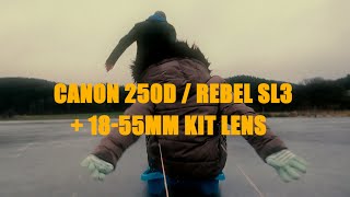 Canon 250d  Rebel sl3  1855mm is lens kit  Graded With Dehancer Pro [upl. by Inavihs965]