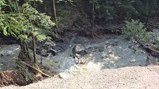 Lyndonville VT Brook Rd Flood Damage 2024 07 30 154905 [upl. by Mont]