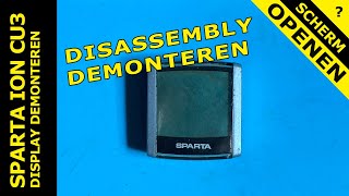 Disassembly Sparta CU3 display uit elkaar halen Koga Batavus [upl. by Lamaaj]