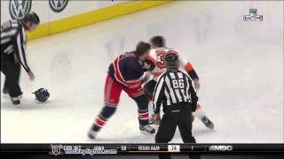 Zac Rinaldo vs Brandon Prust Nov 26 2011 [upl. by Rem193]