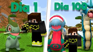 Sobrevivi 100 Dias No Pixelmon Selvagem [upl. by Kai]