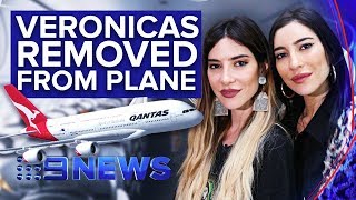 Pop duo threaten legal action against Qantas over baggage incident  Nine News Australia [upl. by Laius37]