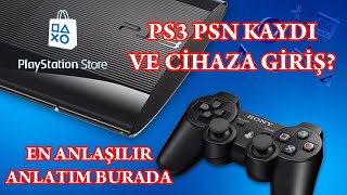 PS3 PSN HESABI NASIL OLUŞTURULUR VE CİHAZA NASIL GİRİLİR PLAYSATION STORE HESABI OLUŞTURMA VE GİRİŞ [upl. by Lamek725]