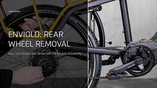 Enviolo Standard How to remove and install the rear wheel [upl. by Razec]